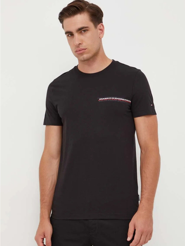 Tommy Hilfiger pánské černé tričko