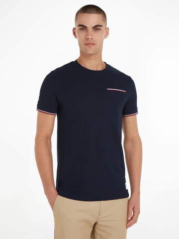Tommy Hilfiger pánské tmavě modré tričko
