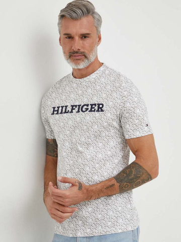 Tommy Hilfiger pánské krémové tričko
