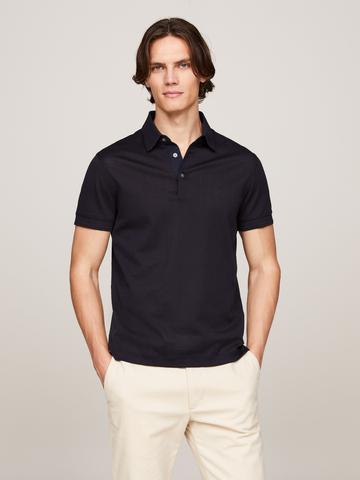 Tommy Hilfiger pánské tmavě modré polo tričko