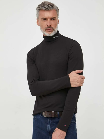 Tommy Hilfiger pánský černý rolák