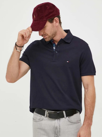 Tommy Hilfiger pánské tmavě modré polo tričko.