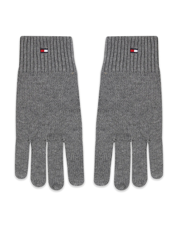 Tommy Hilfiger pánské šedé rukavice