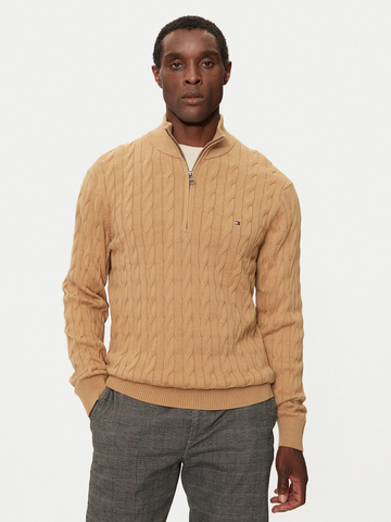 Tommy Hilfiger pánský béžový svetr