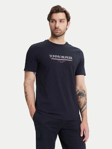 Tommy Hilfiger pánské tmavě modré tričko
