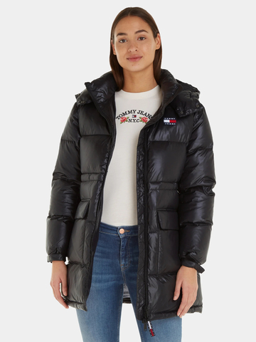 Tommy Jeans dámská černá bunda