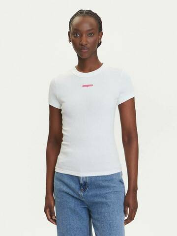 Tommy Jeans dámské bílé tričko