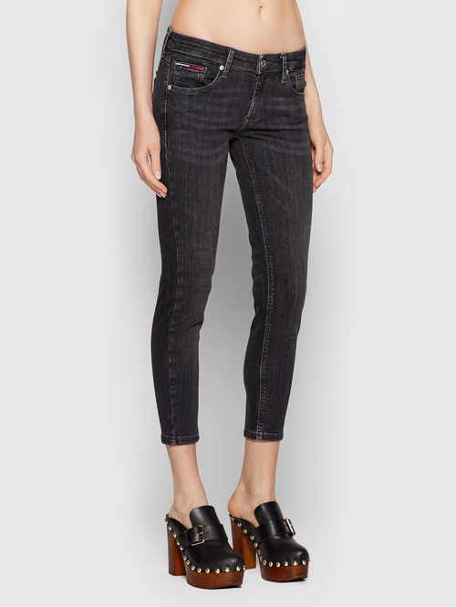 Tommy Jeans dámské černé džíny 