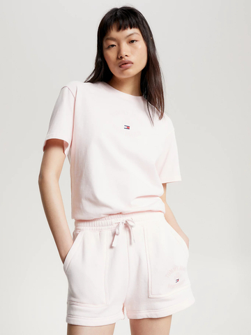 Tommy Jeans dámské bílé růžové WORLDWIDE