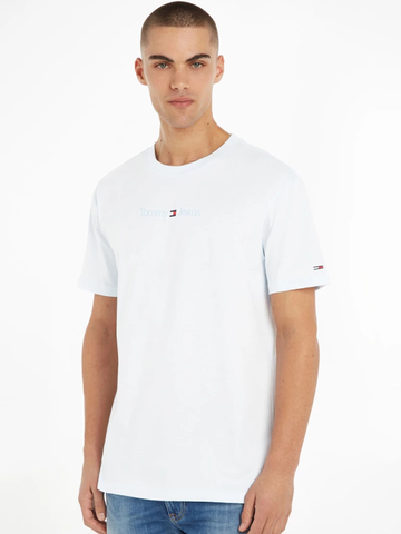 Tommy Jeans pánské světle modré triko