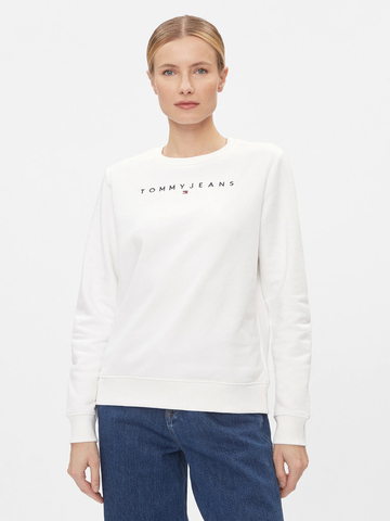 Tommy Jeans dámská bílá mikina