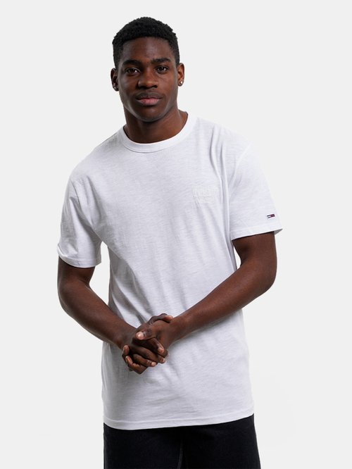 Tommy Jeans pánské bílé triko
