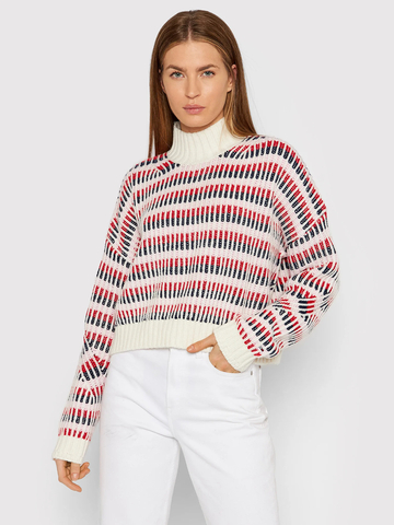 Tommy Jeans dámský vzorovaný svetr
