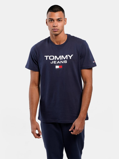 Tommy Jeans pánské tmavěmodré tričko
