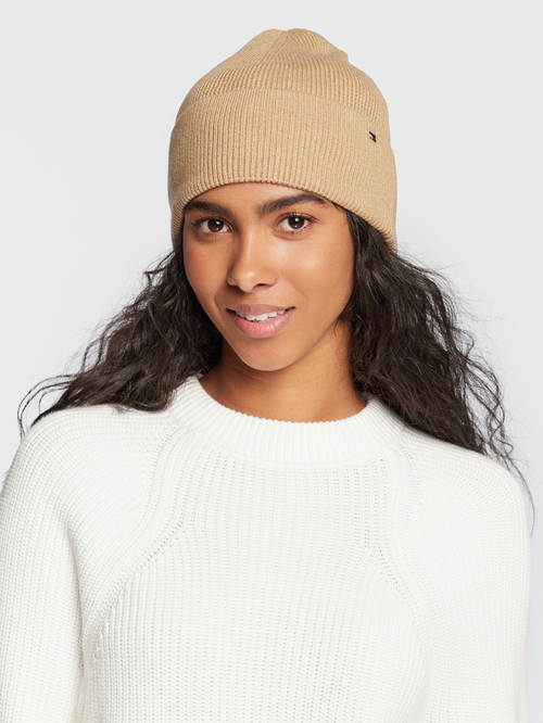 Tommy Hilfiger dámská béžová čepice