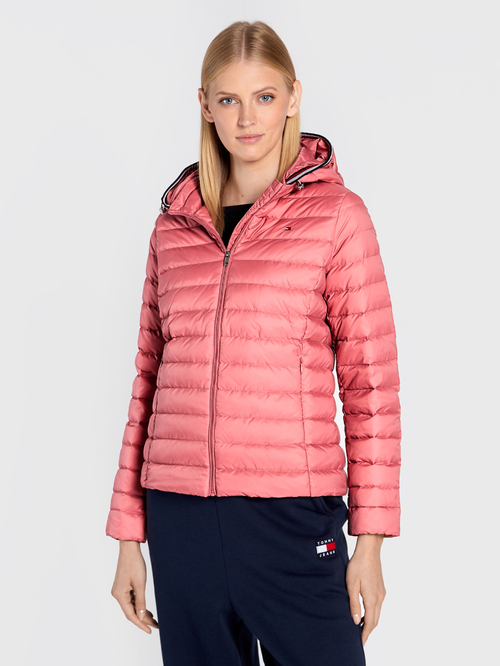 Tommy Hilfiger dámská růžová přechodová bunda