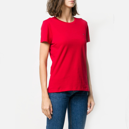 Tommy Hilfiger dámské červené tričko