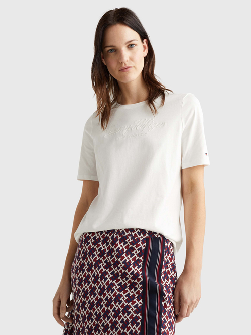 Tommy Hilfiger dámské bílé tričko