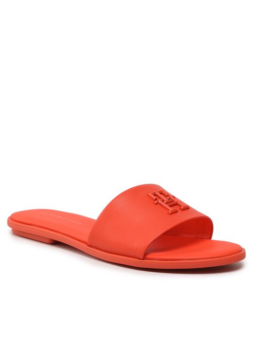 Tommy Hilfiger dámské oranžové pantofle