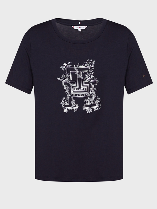 Tommy Hilfiger dámské tmavěmodré tričko