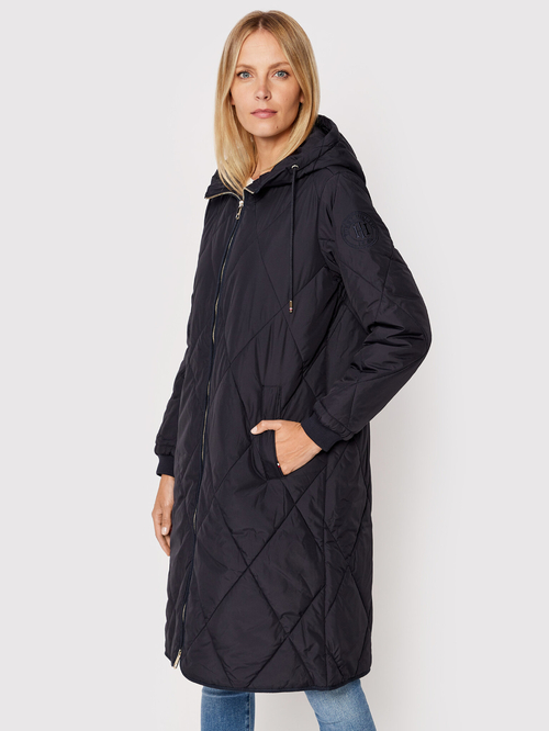 Tommy Hilfiger dámský tmavě modrý kabát 