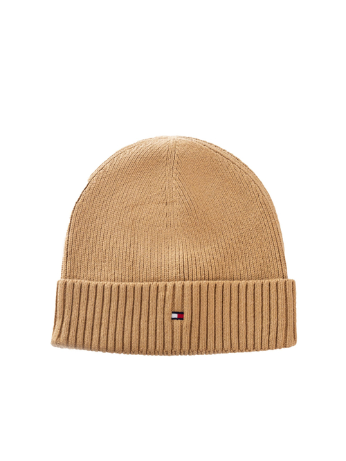Tommy Hilfiger pánská hnědá zimní čepice Pima