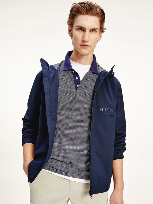 Tommy Hilfiger pánská tmavě modrá přechodová bunda
