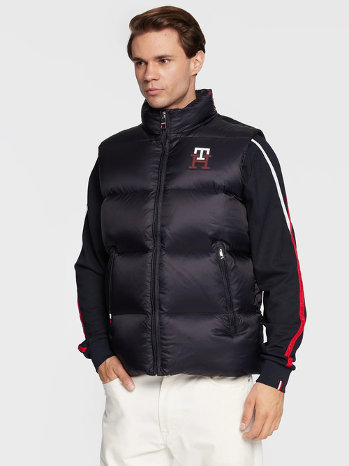 Tommy Hilfiger pánská tmavěmodrá vesta