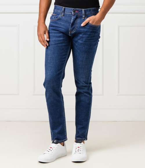 Tommy Hilfiger pánské modré džíny Layton