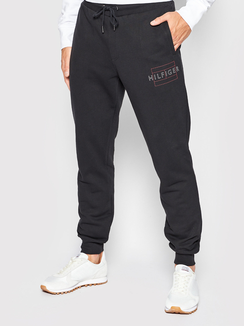 Tommy Hilfiger pánské černé tepláky