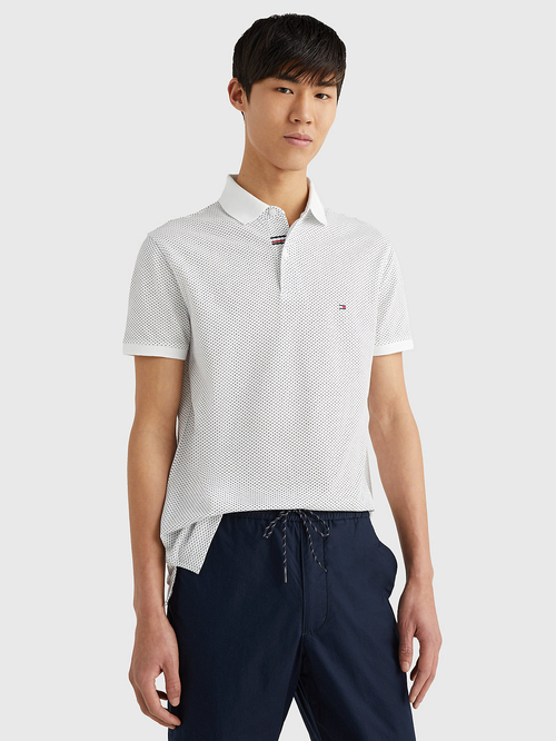 Tommy Hilfiger pánské bílé polo Micro