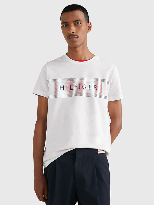 Tommy Hilfiger pánské bílé tričko