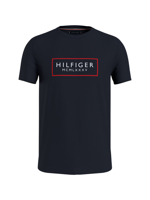 Tommy Hilfiger pánské tmavěmodré tričko