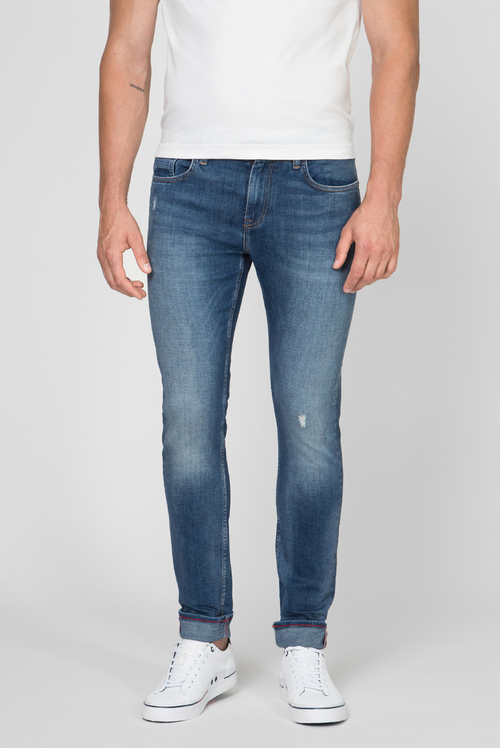 Tommy Hilfiger pánské modré džíny Layton