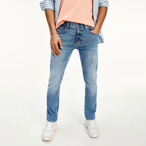 Tommy Hilfiger pánské modré džíny Bleecker
