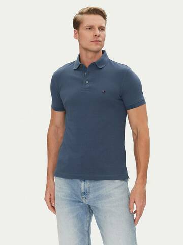 Tommy Hilfiger pánské modré polo tričko