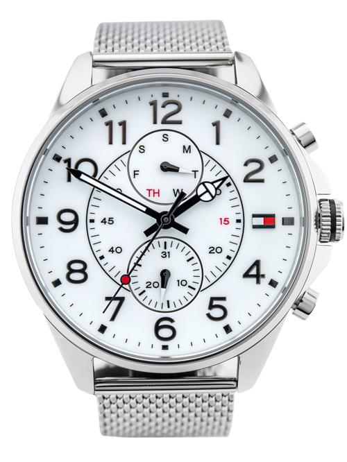 Tommy Hilfiger pánské stříbrné hodinky