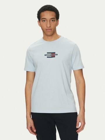 Tommy Hilfiger pánské světle modré tričko Flag