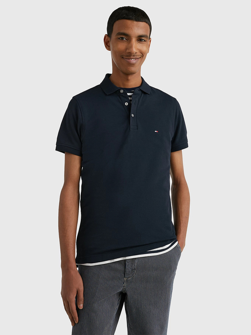 Tommy Hilfiger pánské modré polo