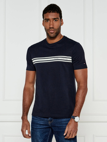 Tommy Hilfiger pánské tmavě modré tričko