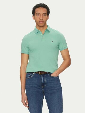Tommy Hilfiger pánské zelené polo tričko
