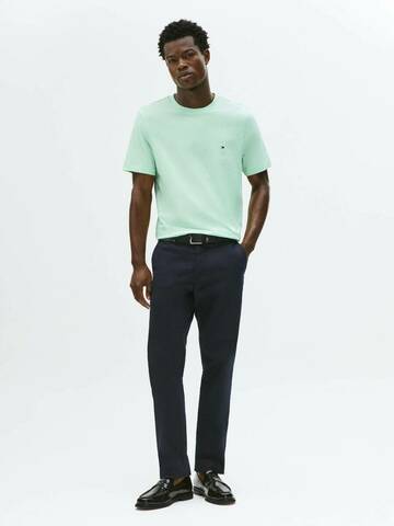 Tommy Hilfiger pánské zelenkavé tričko 