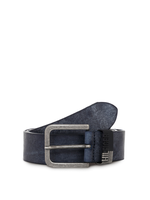 Tommy Hilfiger pánský šedý pásek Rubber