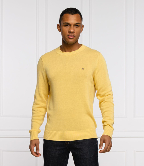 Tommy Hilfiger pánský žlutý svetr