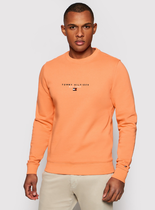Tommy Hilfiger pánská oranžová mikina Essential