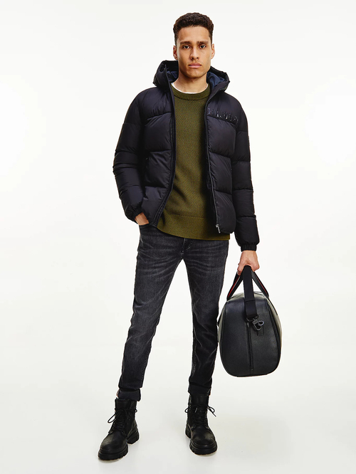 Tommy Hilfiger pánské tmavě šedé džíny Bleecker