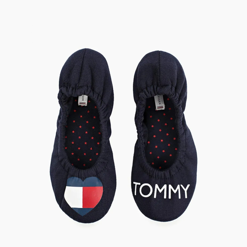 Tommy Hilfiger dámské tmavě modré cestovní bačkory
