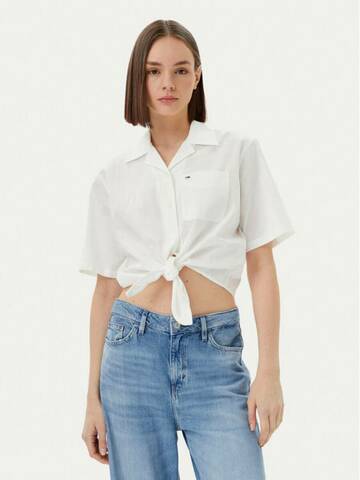Tommy Jeans dámská bílá košile