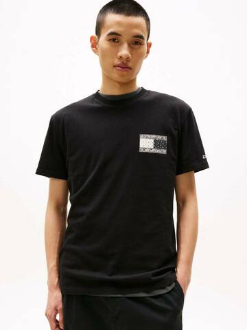 Tommy Jeans pánské černé tričko