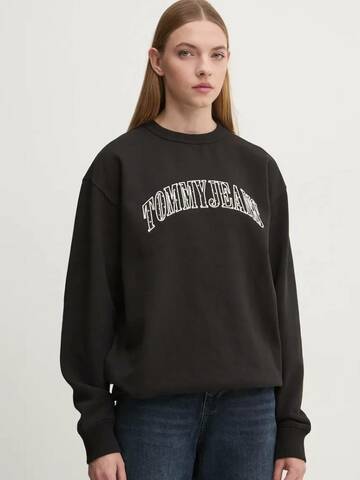 Tommy Jeans dámská černá mikina 